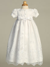 Savannah Grace Baptism Gown – Elegant Christening Dress
